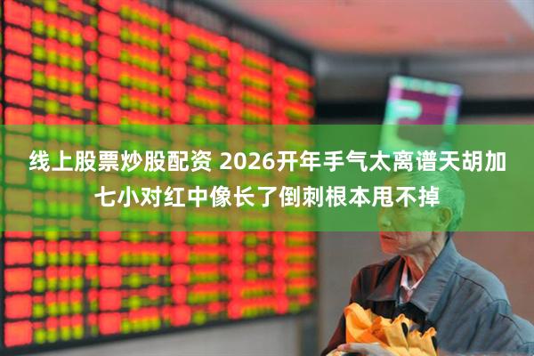 线上股票炒股配资 2026开年手气太离谱天胡加七小对红中像长了倒刺根本甩不掉