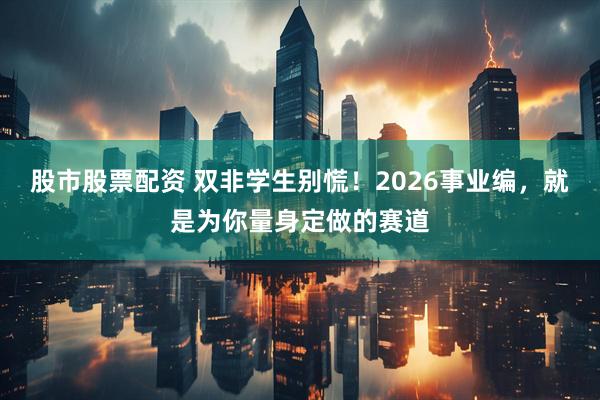 股市股票配资 双非学生别慌！2026事业编，就是为你量身定做的赛道